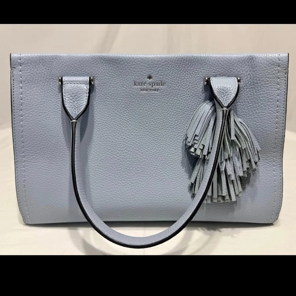Kate Spade Palmer Drive Maryam Dusty Blue Satchel